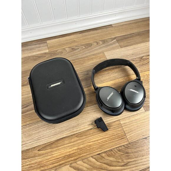 Bose QuietComfort QC25 Wired Noise Canceling Headphones - Black NO WIRE READ - Picture 3 of 13